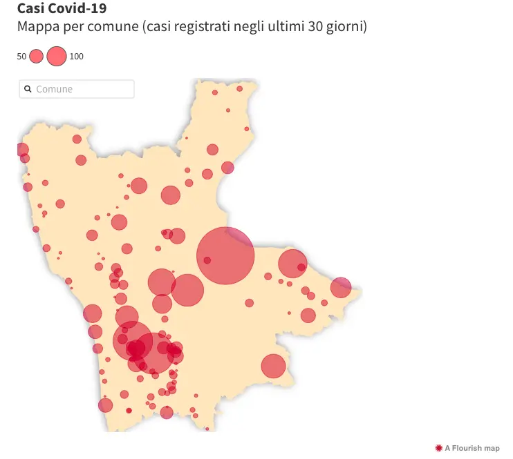 Bollettino Cosenza, 170 contagi e ricoveri di nuovo in calo: i dati