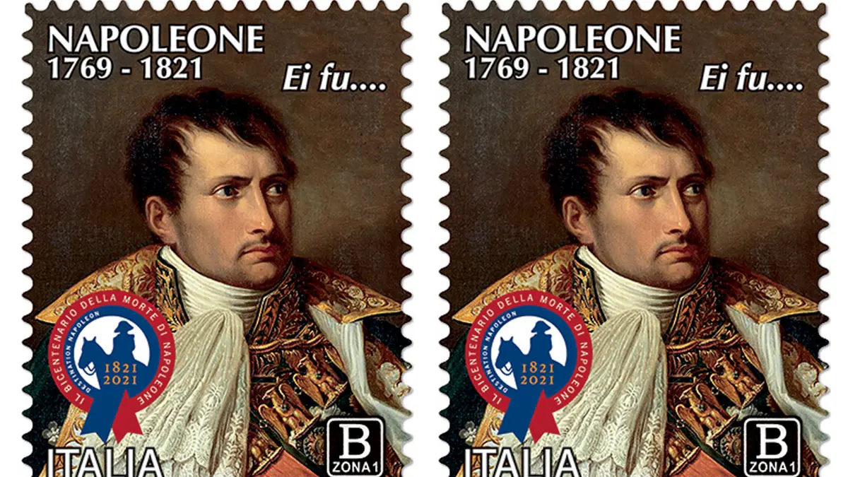 Poste Italiane comunica che oggi 5 maggio viene emesso dal Ministero dello Sviluppo Economico un francobollo commemorativo di Napoleone, nel bicentenario della scomparsa. Il francobollo \\u00E8 stampato dall?Istituto Poligrafico e Zecca dello Stato S.p.A., in rotocalcografia, su carta bianca, patinata neutra, autoadesiva, non fluorescente. Il bozzetto \\u00E8 a cura del Centro Filatelico della Direzione Operativa dell?Istituto Poligrafico e Zecca dello Stato S.p.A. La vignetta riproduce un dipinto di Andrea Appiani denominato ?Ritratto di Napoleone re d?Italia?, conservato nella Pinacoteca Ambrosiana presso la Veneranda Biblioteca Ambrosiana di Milano; in basso, a sinistra, \\u00E8 riprodotto il logo della Federazione Europea delle Citt\\u00E0 Napoleoniche realizzato per il Bicentenario della scomparsa di Napoleone. Completano il francobollo le leggende ?NAPOLEONE?, ?1769- 1821?, ?EI FU ?? la scritta ?ITALIA? e l?indicazione tariffaria ?B ZONA 1?. L?annullo primo giorno di emissione sar\\u00E0 disponibile presso lo Spazio filatelia di Roma. Il francobollo e i prodotti filatelici correlati, cartoline, tessere e bollettini illustrativi saranno disponibili presso gli Uffici Postali con sportello filatelico, gli ?Spazio Filatelia? di Firenze, Genova, Milano, Napoli, Roma, Roma 1, Torino, Trieste, Venezia, Verona e sul sito poste.it. Per l?occasione \\u00E8 stata realizzata anche una cartella filatelica in formato A4 a tre ante, contenente una quartina di francobolli, un francobollo singolo, una cartolina annullata ed affrancata e una busta primo giorno di emissione, al prezzo di 15?. , AgCult