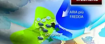 Pioggia, vento e poi neve da venerdì 5 marzo: ecco dove