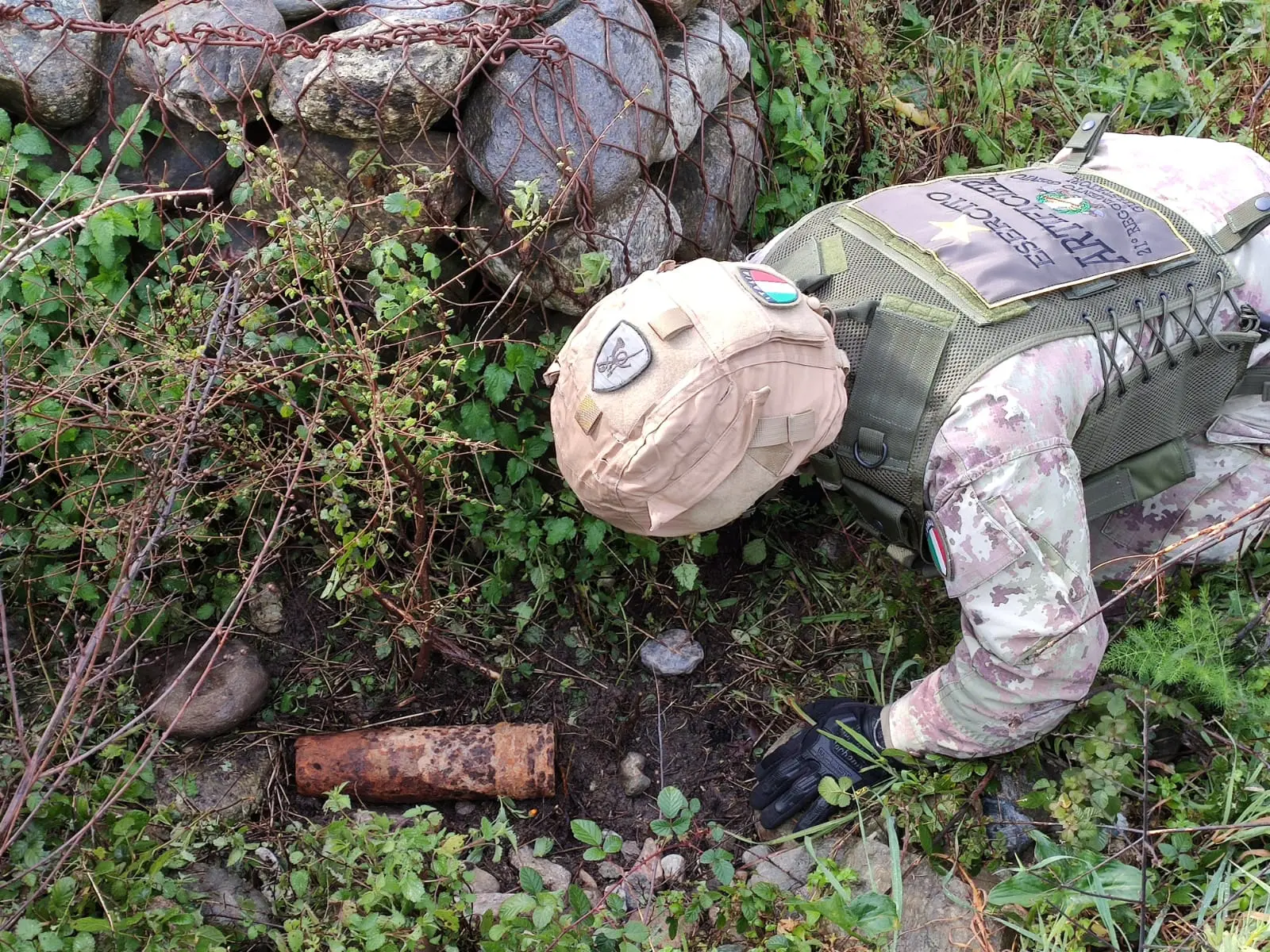 Montalto Uffugo, scoperto colpo di cannone tedesco antiaereo