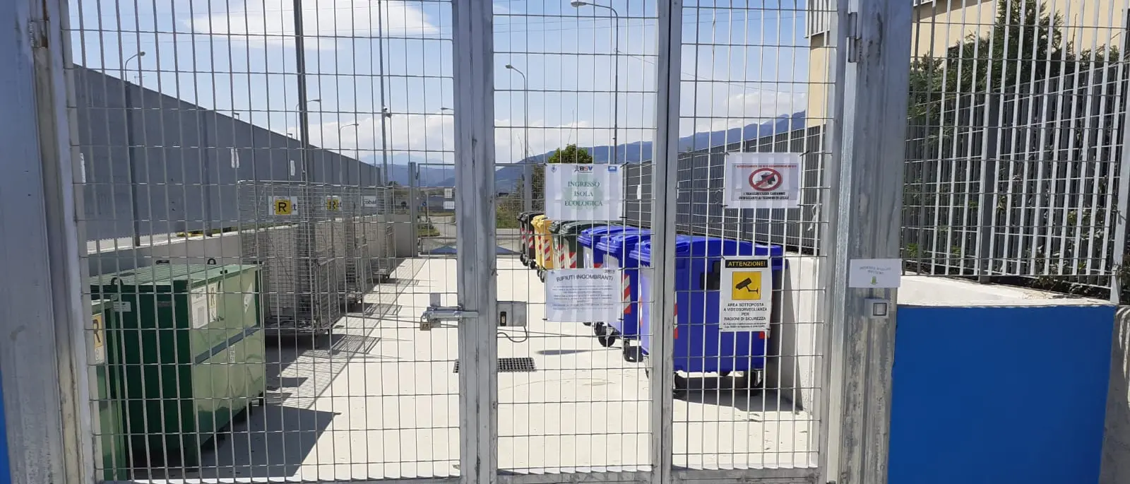 Nuovo look per l'isola ecologica in c.da Santa Maria del Monte a Villapiana