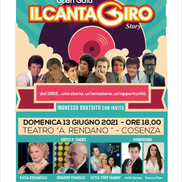 Torna il Cantagiro tra Rende e Cosenza