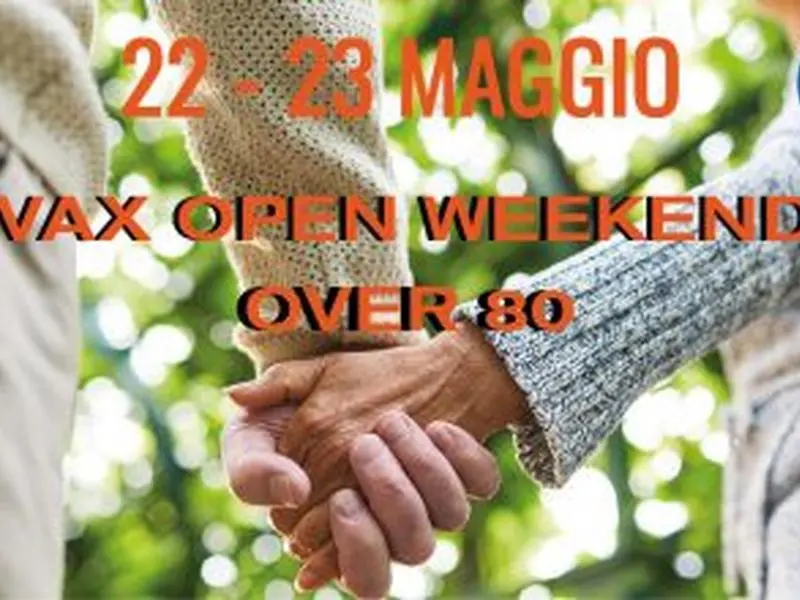 \"Open vax weekend\", il 22 e 23 maggio iniziativa per over 80