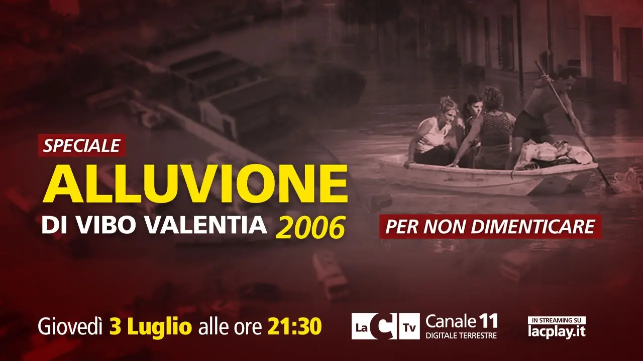 “3 luglio 2006… Per non dimenticare”: lo speciale che realizzò LaC Tv sull’alluvione 19 anni fa in onda questa sera\n