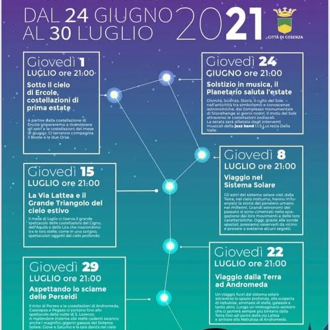 Cosenza, ripartono le attività del Planetario “Giovan Battista Amico”