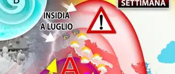 Super caldo sull'Italia con punte di 45°, possibile tregua a luglio