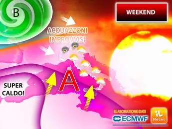 Temporali sull'Italia, poi sole nel weekend 10-11 luglio: il meteo