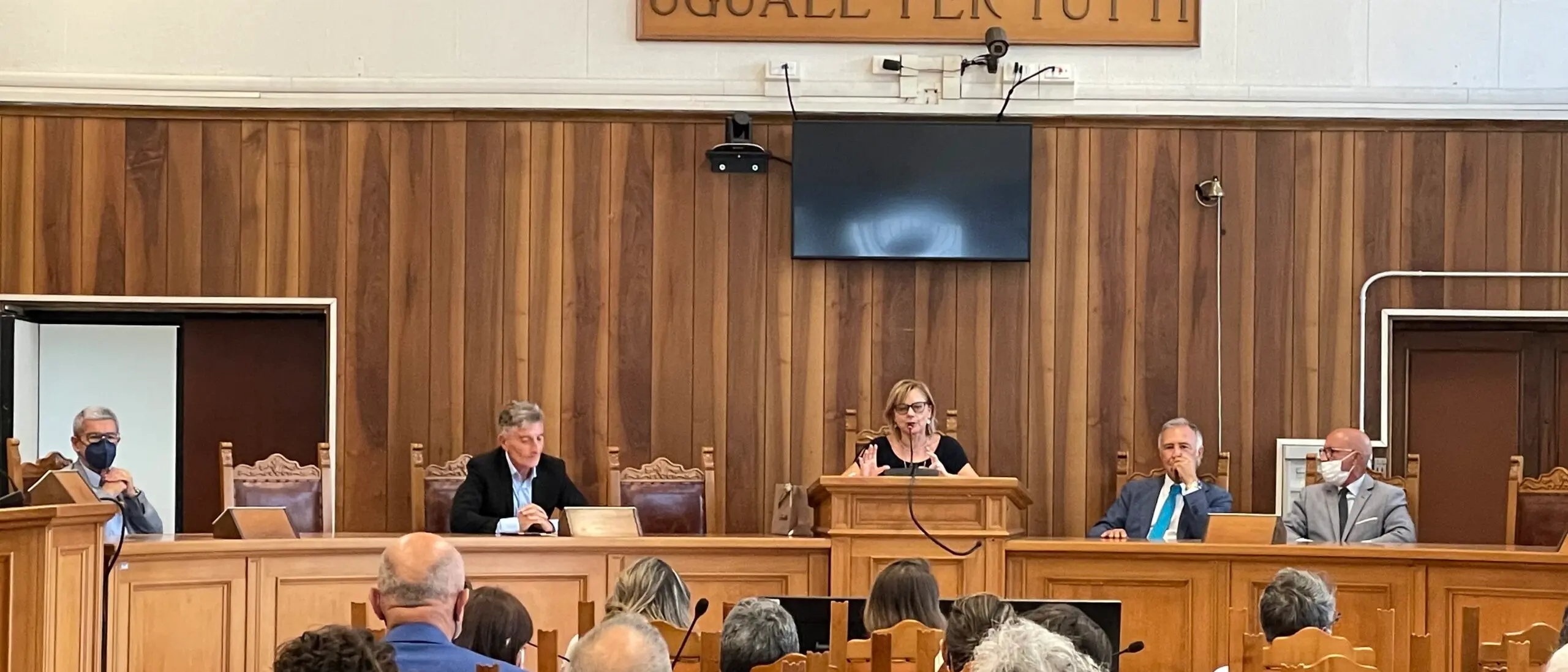 Il giudice Giovanni Garofalo saluta il tribunale di Cosenza