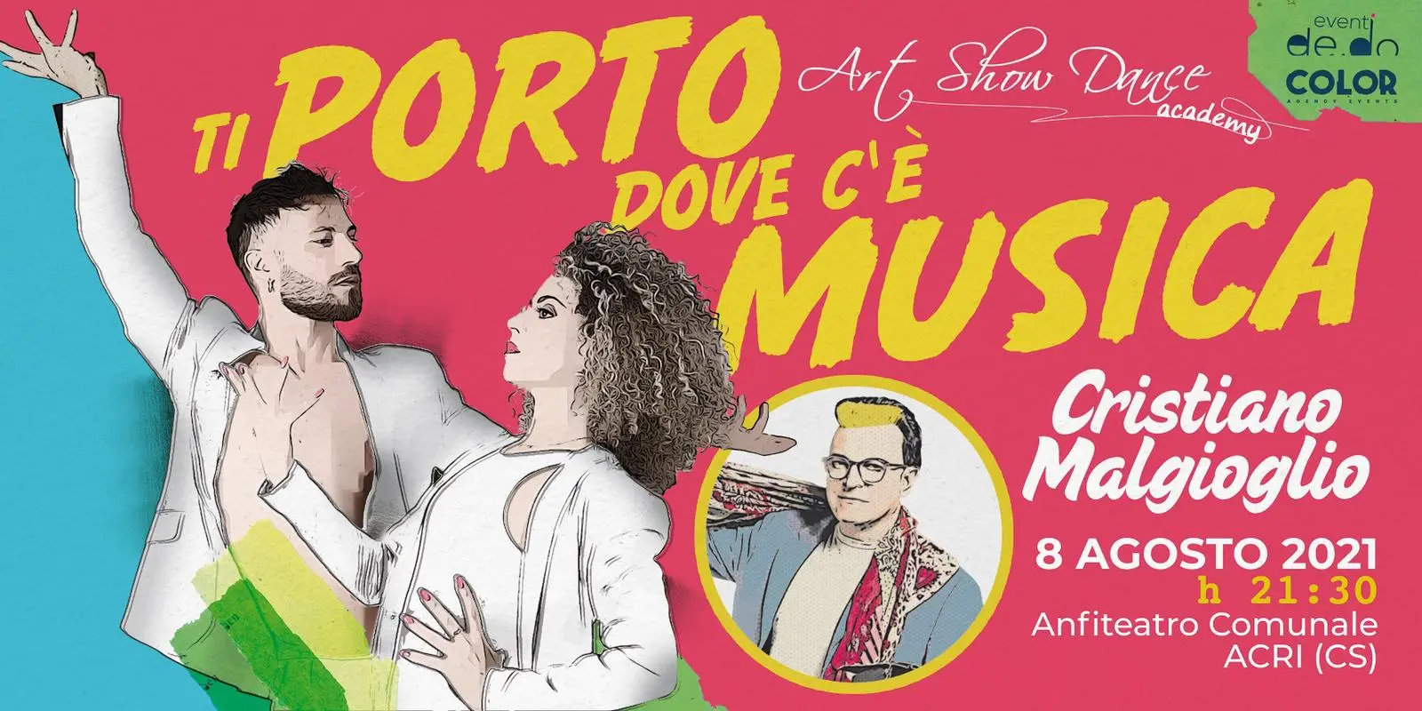 All'Anfiteatro comunale di Acri arriva Cristiano Malgioglio