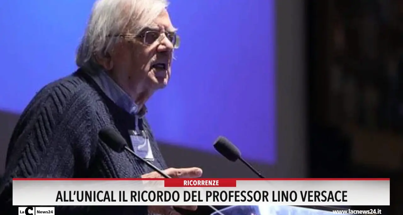 All'Unical il ricordo del professor Lino Versace