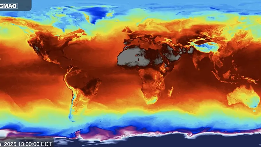 Il mondo in ebollizione, nel video il timelapse della Nasa