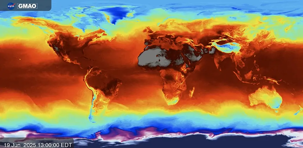 Il mondo in ebollizione, nel video il timelapse della Nasa