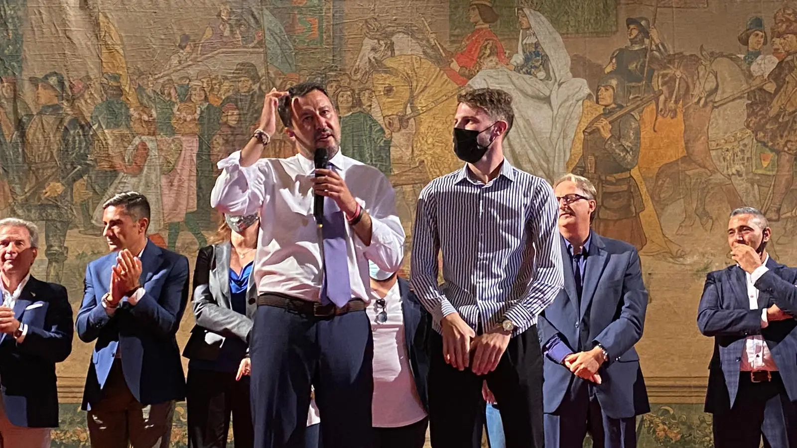 Salvini a Lanzino: «Per me, sei semplicemente Mattia» FOTO - VIDEO