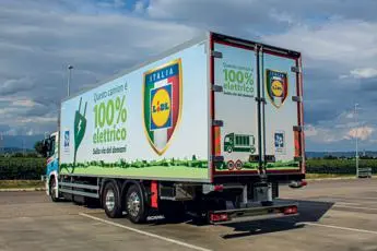Lidl si dota del primo veicolo industriale elettrico