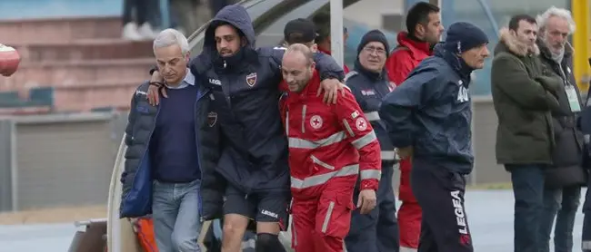 Per Arrighini distorsione con interessamento al comparto esterno