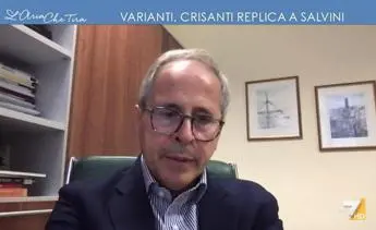 Vaccino covid e varianti, Crisanti: \"Salvini? Non aveva capito nulla\"