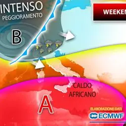 Meteo instabile sul weekend, che tempo farà fino a domenica 19