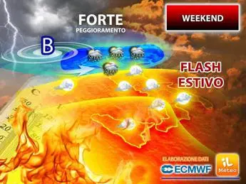 Weekend tra pioggia e caldo, le previsioni meteo: che tempo farà