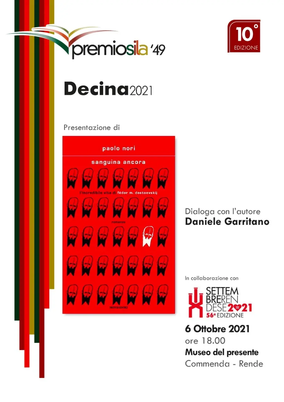 Decina 2021, Paolo Nori presenta \"Sanguina ancora\"