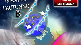 Arriva l'autunno, freddo e pioggia fino a venerdì 8 ottobre: ecco dove