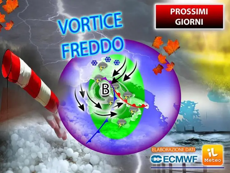 Vortici sull'Italia, anche weekend a rischio maltempo: ecco dove