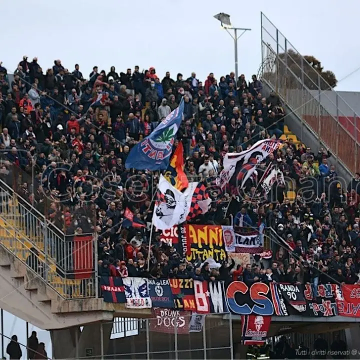 Bari-Cosenza, il dato definitivo dei supporter dei Lupi nel settore ospiti