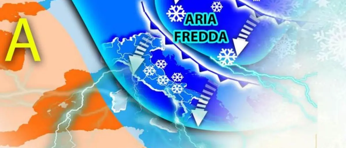 Meteo, grande freddo e maltempo durante il week-end