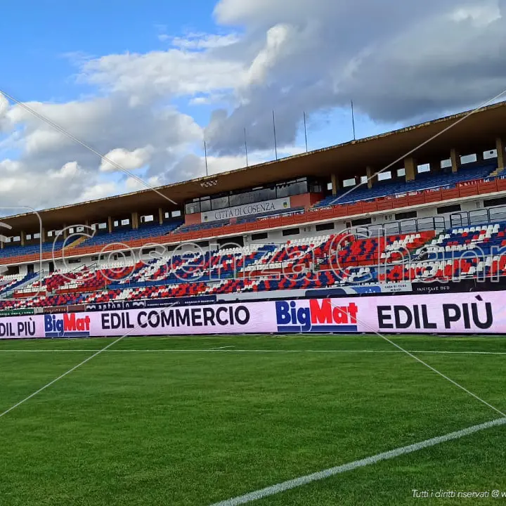 Cosenza-Cittadella, non solo calcio. Musica e animazione nel pre-partita