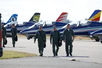 Frecce tricolori, Guerini: \"Ambasciatori d'Italia nel mondo\"