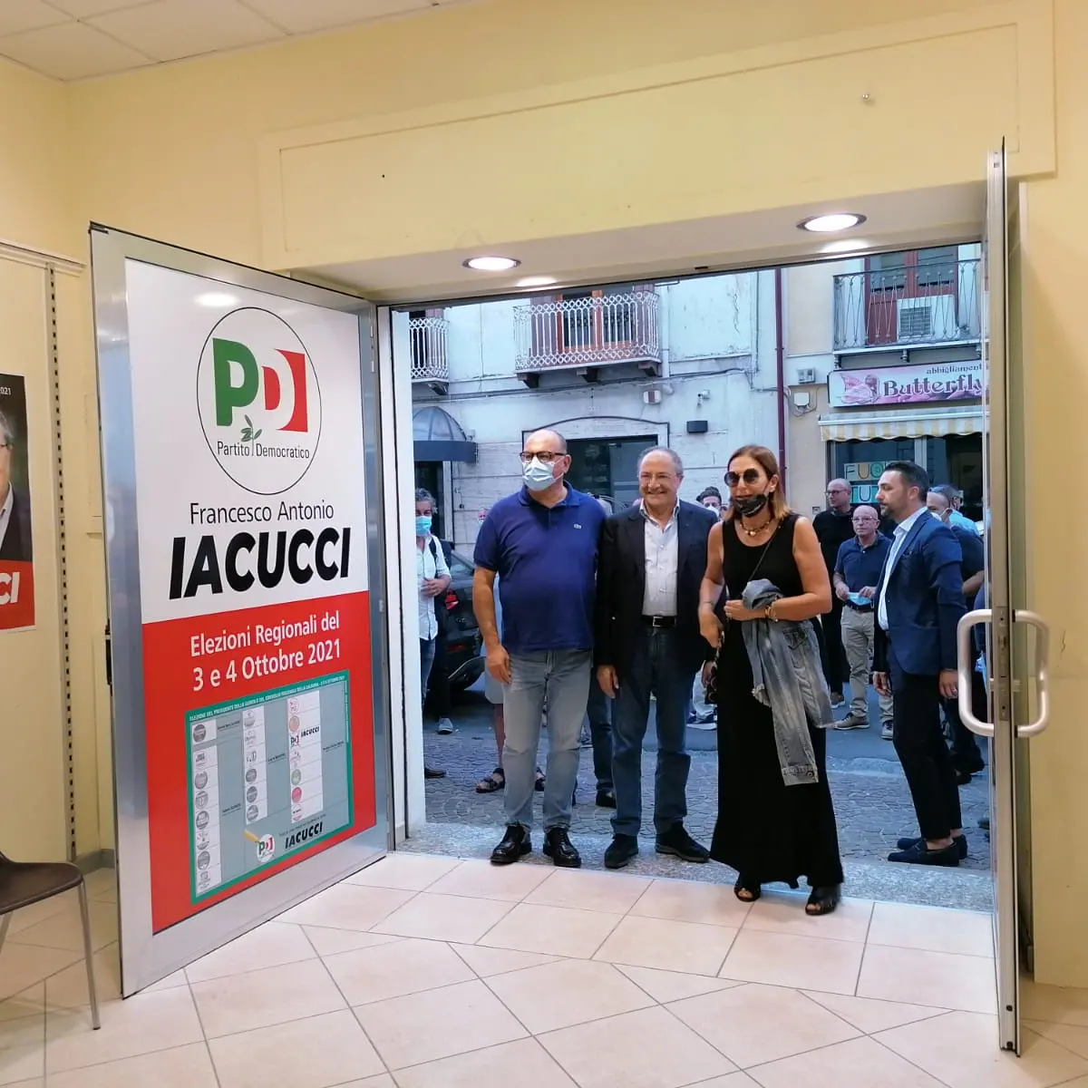 Inaugurato ad Amantea il Punto d’incontro del candidato alla Regione Francesco Antonio Iacucci
