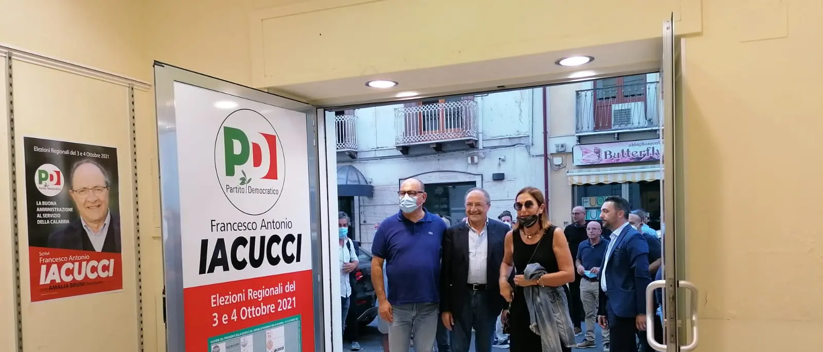 Inaugurato ad Amantea il Punto d’incontro del candidato alla Regione Francesco Antonio Iacucci