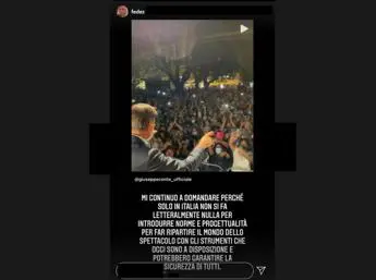Conte e il comizio nella piazza piena, l'ira di Fedez