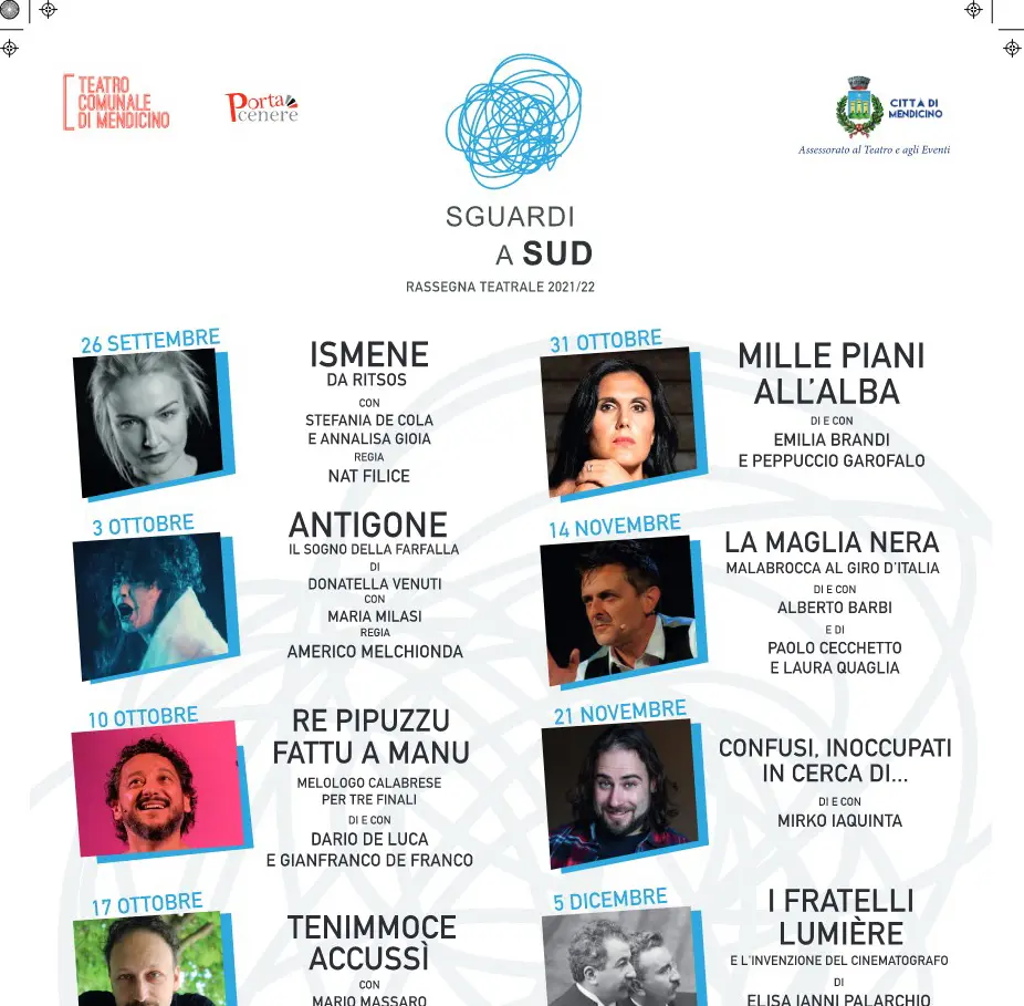 Presentata a Mendicino la stagione teatrale \"Sguardi a Sud\"