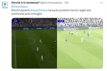 Amazon Prime Video, Juve-Chelsea al buio: proteste per streaming