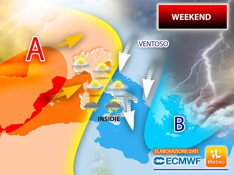 Weekend tra sole e qualche temporale: ecco dove