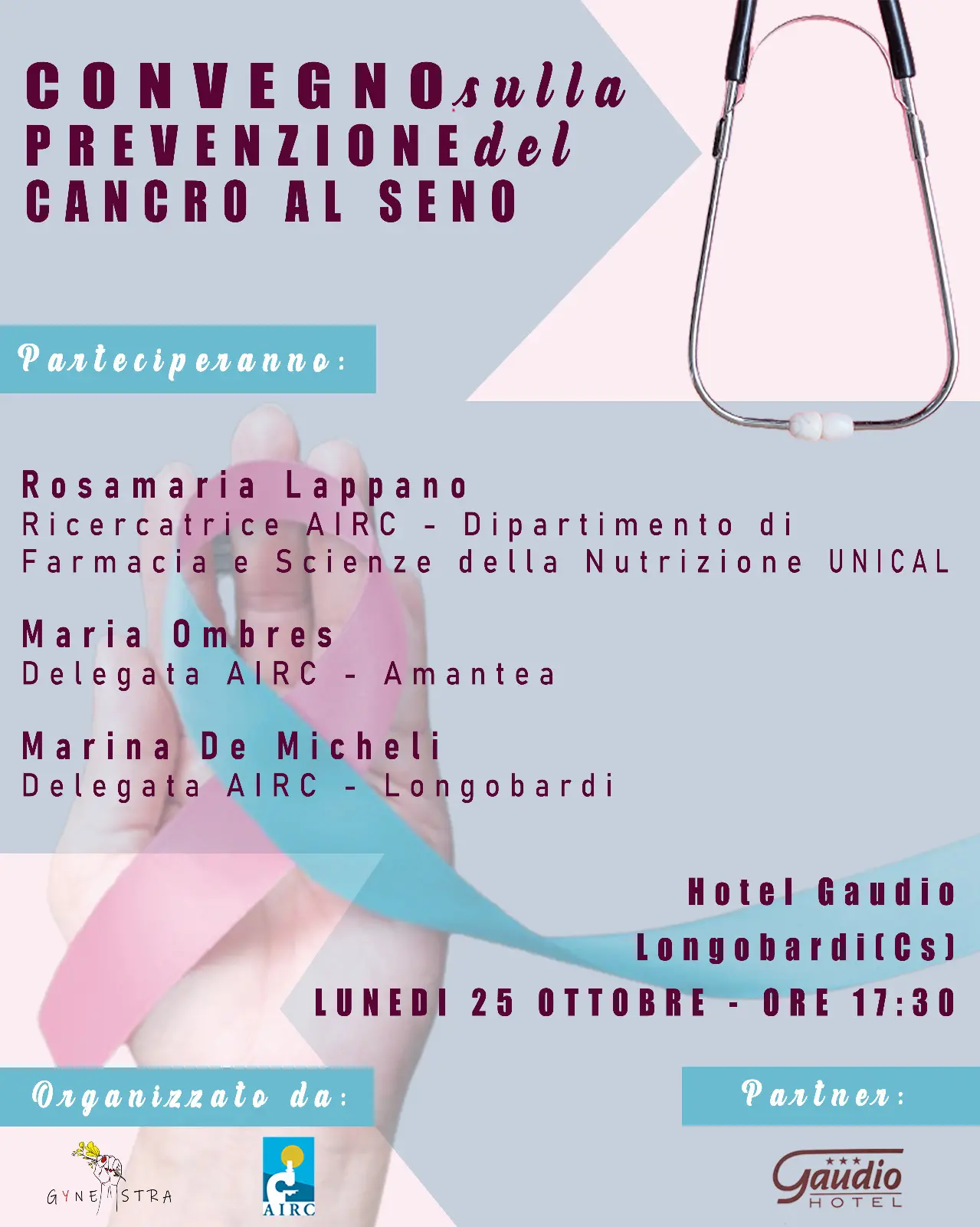 Longobardi: Gynestra e Airc insieme contro il cancro al seno