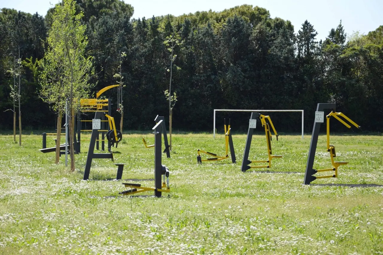 Longobardi, nuovi giochi per bambini e palestra all'aperto