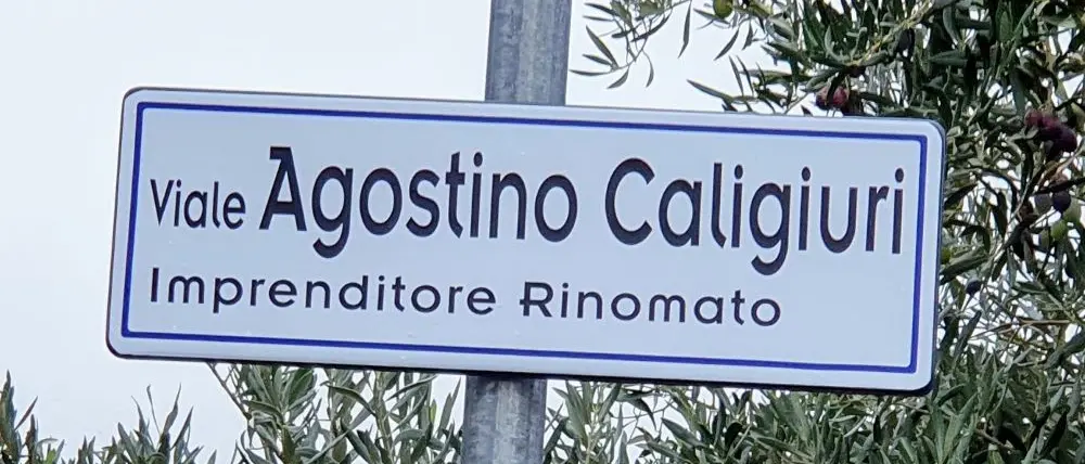 Castrovillari, intitolato un viale all’ex presidente Agostino Caligiuri