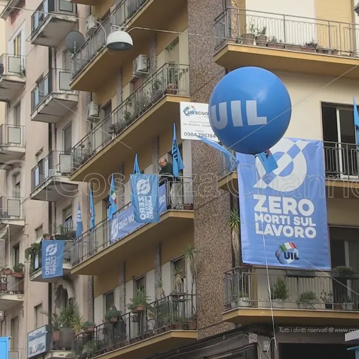 Approda a Cosenza il tour nazionale della Uil per chiedere sicurezza sui posti di lavoro