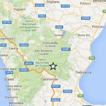 Scossa di terremoto nella notte alle falde del Pollino