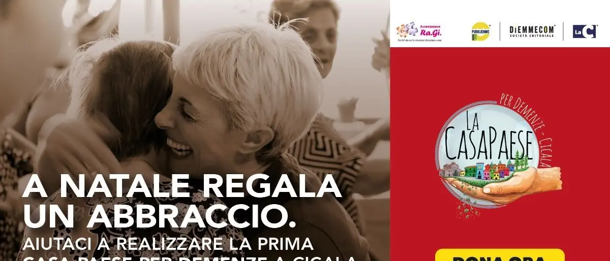 A Natale regala un abbraccio: sosteniamo insieme la Casa Paese di Cicala