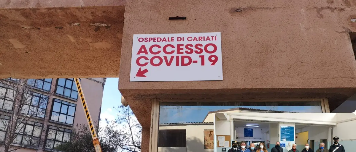 Cariati, attivati i 10 posti Covid. Saturo il Polo di Rossano