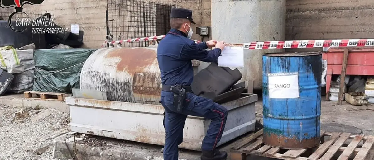 Scarico non autorizzato, sequestro in una officina di Rose