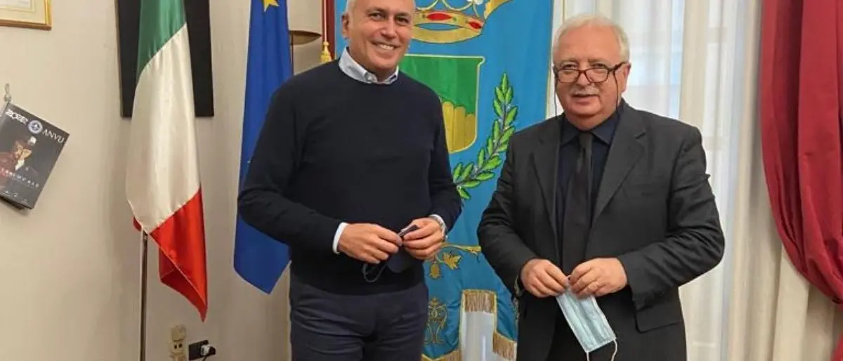 Cosenza, Franz Caruso riceve il sindaco di Casali del Manco: obiettivi comuni