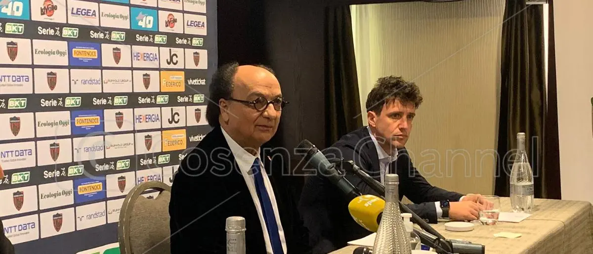 Cosenza, conferenza Guarascio: diretta testuale live