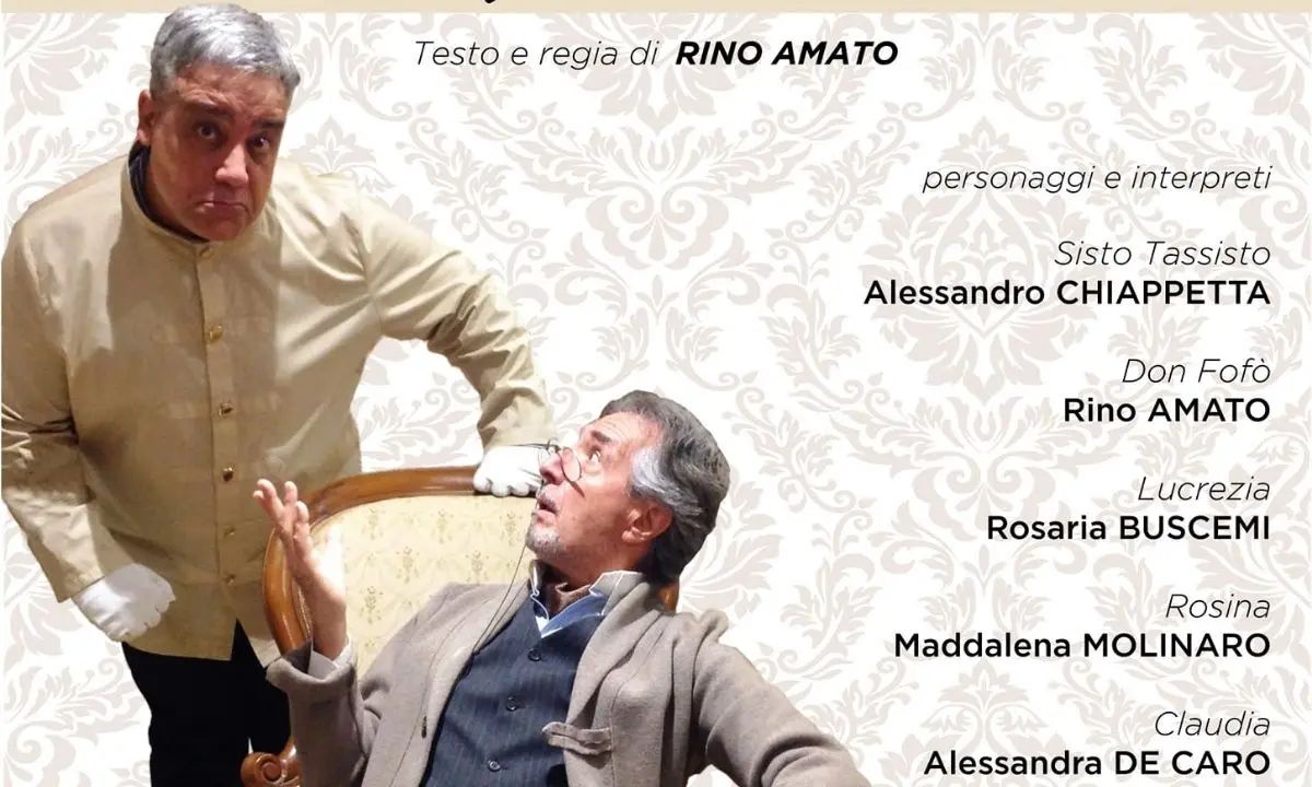 Debutta al teatro Rendano la commedia \"Don Fofò... e Sisto Tassisto\"