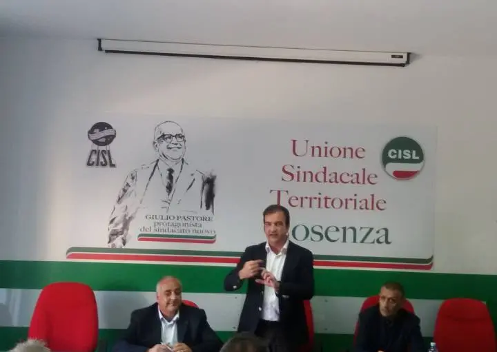 AMMINISTRATIVE 2016 | Occhiuto incontra la Cisl: «Non uso il Welfare per cercare consensi»