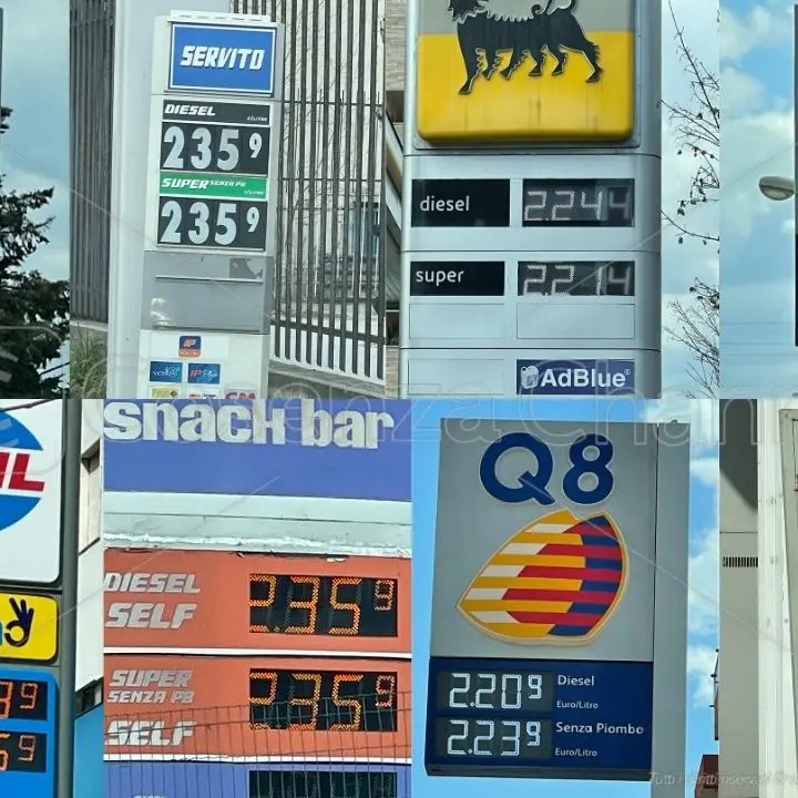 Diesel e benzina alle stelle tra Cosenza e Rende: si sfiora 2,40 euro a litro (FOTO)
