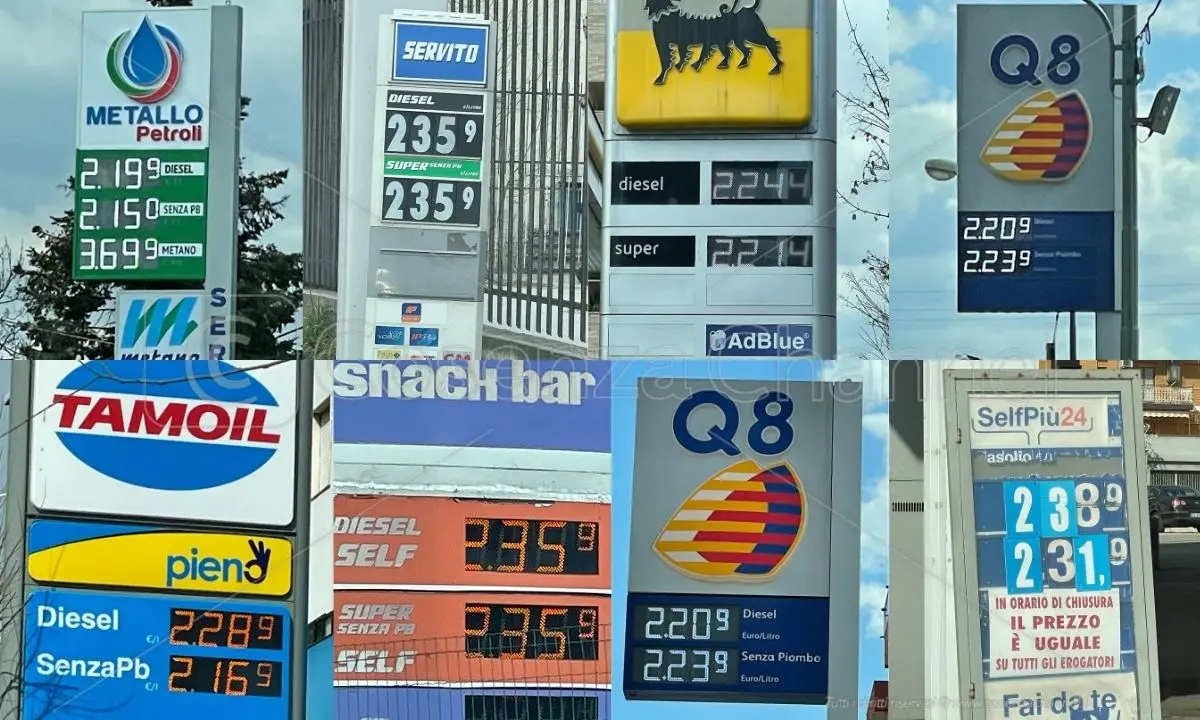 Diesel e benzina alle stelle tra Cosenza e Rende: si sfiora 2,40 euro a litro (FOTO)