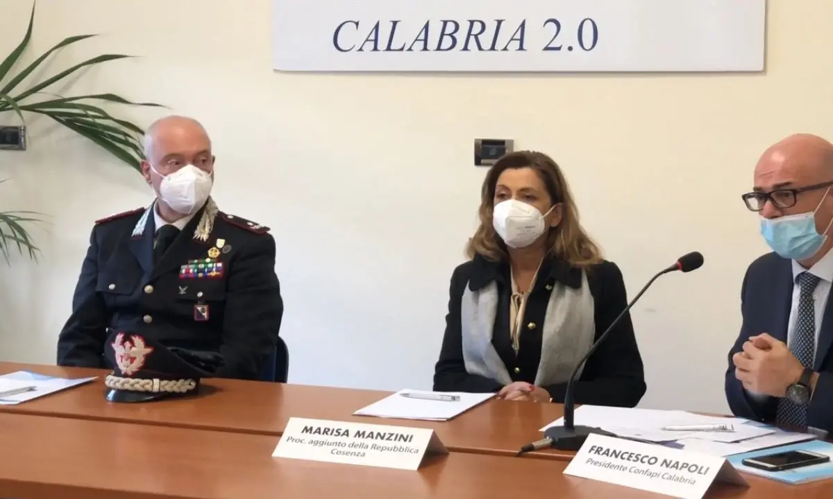 Intesa tra Confapi Calabria e carabinieri: tutelare le imprese dalle infiltrazioni mafiose